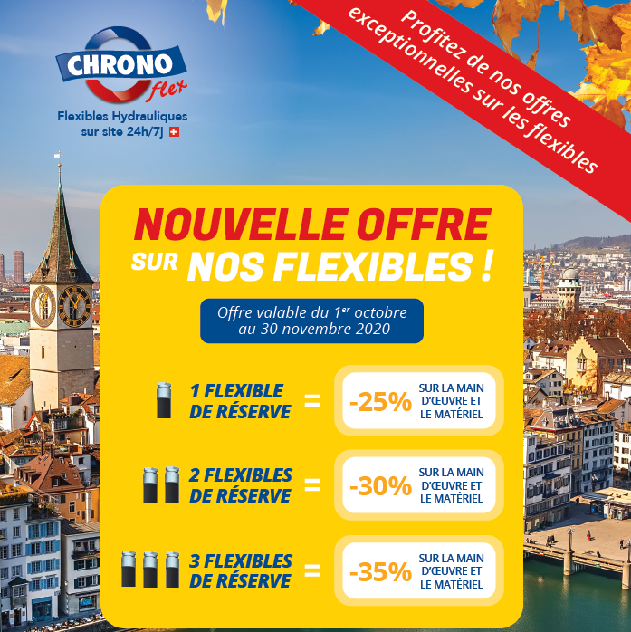 Nouvelle offre sur nos flexibles